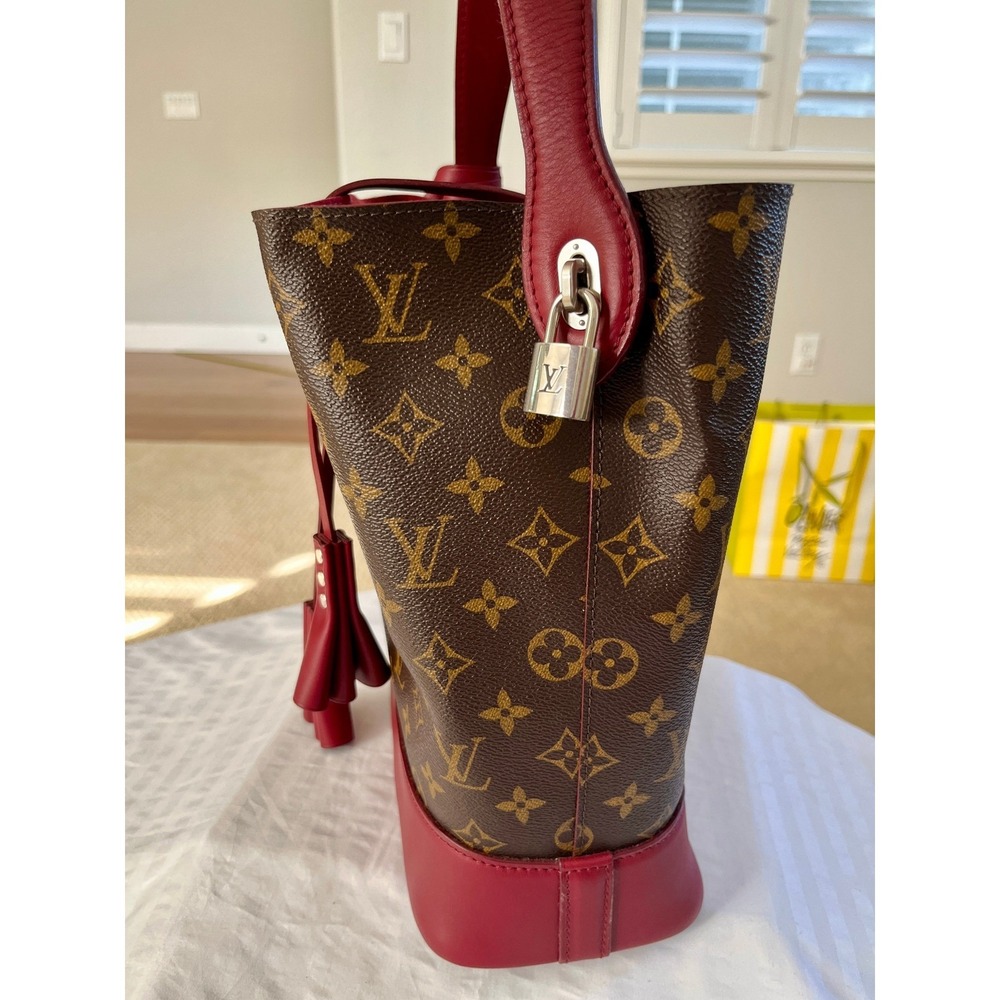 Louis Vuitton NN 14 GM Monogram Idole Ruby Red Bucket Bag Marc Jacobs 2014 Rcpt - Picture 6 of 16